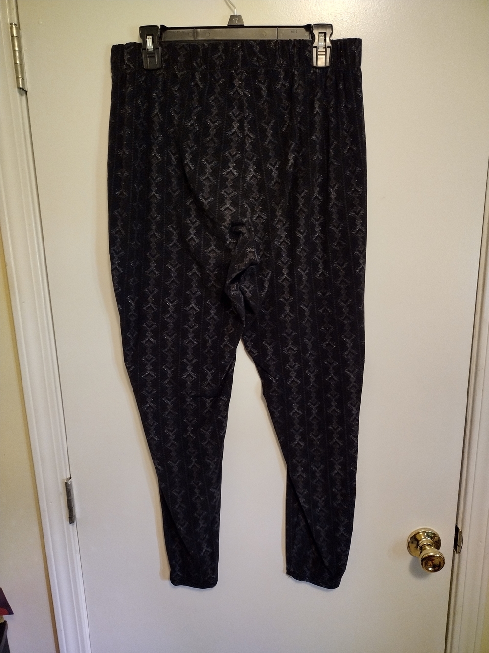 Maurices Black Patterned Leggings - Picture 2 of 3